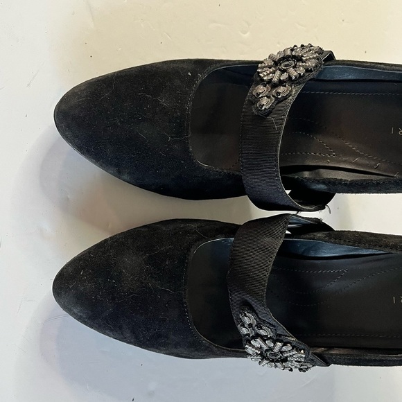 Tahari Women’s Black Suede Mary Jane Heels | Style: Eva | Size 8.5M - Picture 6 of 14